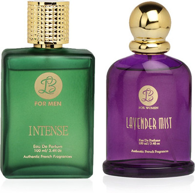

LB Perfume LB INTENSE AND LB LAVENDER MIST PERFUME FOR MEN & WOMEN 100 ML EDP(COMBO OF 2) Perfume - 100 ml(For Men & Women)