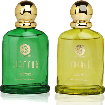 

LB Perfume LB GLAMOUR AND LB VOYAGE PERFUME FOR WOMEN 100 ML EDP(COMBO OF 2) Perfume - 100 ml(For Women)