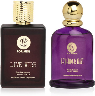 

LB Perfume LB LIVEWIRE AND LB LAVENDER MIST PERFUME FOR MEN & WOMEN 100 ML EDP(COMBO OF 2) Perfume - 100 ml(For Men & Women)