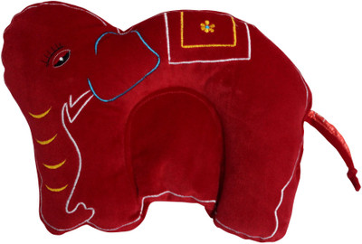 

My Little Champ Elephant Baby Pillow Pack of 1(Red)