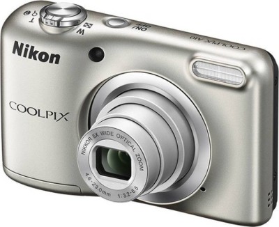 Nikon Coolpix A10 Point and Shoot Camera(16.1 MP, 5x Optical Zoom, 4x Digital Zoom, Silver)