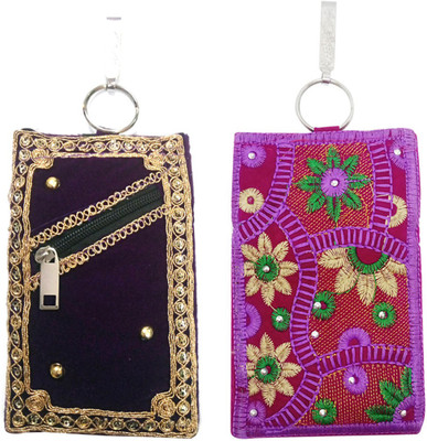 

Shopoholics Combo-of-2-Pouch-Code-W Mobile Pouch(Multicolor)