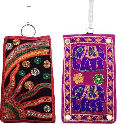 

Shopoholics Combo-of-2-Pouch-Code-G Mobile Pouch(Multicolor)
