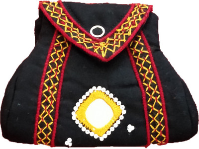 

Empower Trust Samosa coin purse Pouch(Black, Red)