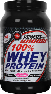 

TRU WHEY PROTEIN Whey Protein(1000 g, STRAWBERRY)