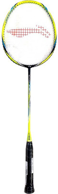 

Li-Ning Turbo X 80 II - Black/Green Black, Green Strung Badminton Racquet(S2 - Extra Small, 389 g)