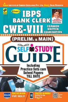 Kiran’s Ibps Bank Clerk Cwe Viii (Prelim. & Main) Self Study Guide English(Paperback, Kiran Prakashan, Pratiyogita Kiran, KICX)