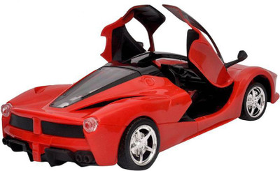 

latest radhe carwith open door with remote control toy(red)(Red)