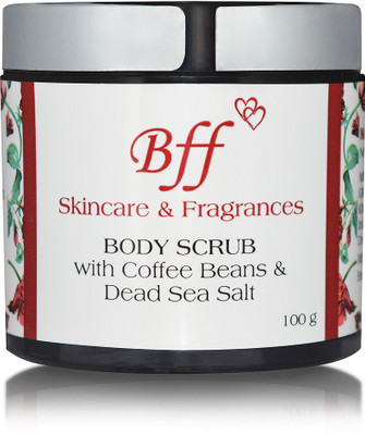 

Bff Body Scrub With Coffee Beans & Dead Sea Salt For Young Radiant Glow, 100 Grams. 100% Certified Organic Scrub(100 g)