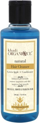 

Khadi organique 'Khadi organique Green Apple + Conditioner hair cleanser( Pack of 2)02(420 ml)