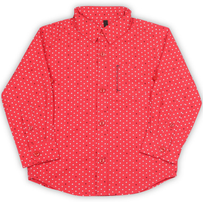 

United Colors of Benetton. Boys Printed Casual Red Shirt, 902