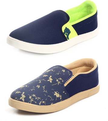 

De 1' amour Canvas Shoes For Men(Multicolor, Multi