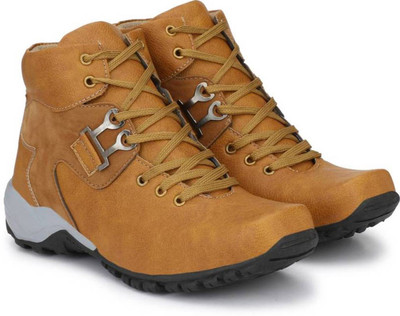 

BLACKMOON BLACKMOON Designer Tan Brown Ankle-Length Casual Shoes Boots For Men(Tan, Brown