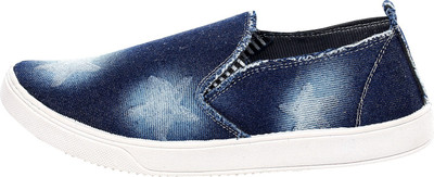 

birdy Slip On Sneakers For Men(Blue