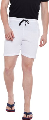 VIMAL JONNEY Solid Men White Basic Shorts