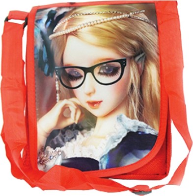 

Lelys Girls Casual Red Polyester Sling Bag