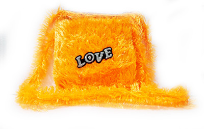 

Lelys Boys & Girls Casual Orange Wool Sling Bag