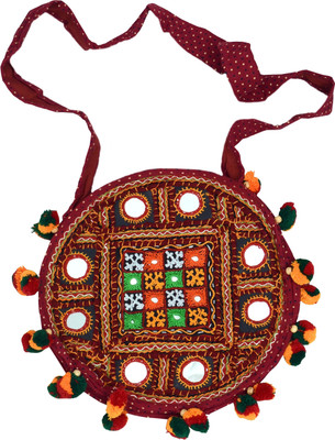

ETHNIC TRADITIONL HANDICRAFT Women Casual Multicolor Cotton Shoulder Bag