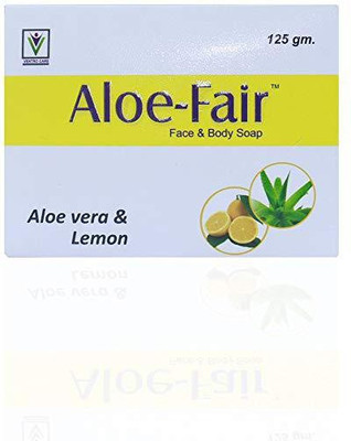 

Aloe-fair face & body soap Aloe vera & Lemon( pack of 4)(125 g)