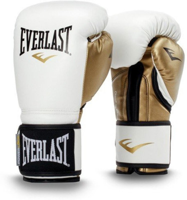 

Everlast POWERLOCK HOOK & LOOP TRAINING GLOVES (Black / Gold) Boxing Gloves (XL, White, Gold)
