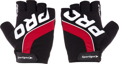 

Sportigoo PRO Gym & Fitness Gloves (, Black, Red