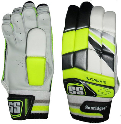 

SS Superlite Batting Gloves (Men, White), Black;green;white