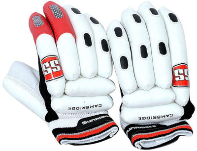

SS Cambridge RH Batting Gloves (Men, White, Red, Black), Multicolor
