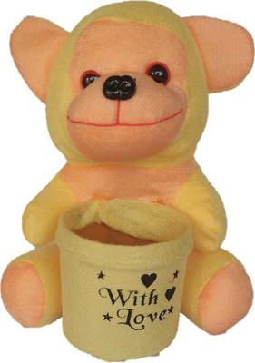 

Duseja Collection Cute Monky Pen Stand 2 in 1 Soft Toy - 21 cm(Yellow)