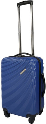 

HANDCUFFS Polycarbonate " inch BLUE Hard Sided Luggage Suitcases & Trolley Bags 4 wheels Check-in Luggage -  inch(Blue