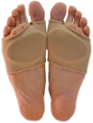 

Generic Metatarsal Gel Sleeve w/ Forefoot Cushion Pad (1 Pair) - Supports (, Beige, Brown