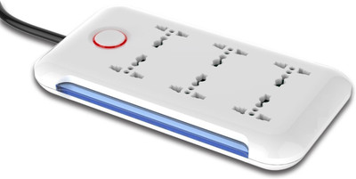 

LNVO EXT8AMP 8 Socket Surge Protector(White)