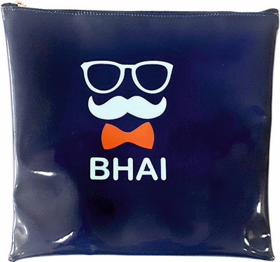 ACE TRENDS Cosmetic Pouch(Blue), Black