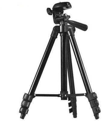 

Padraig 3120 3Way Head Adjustable Aluminum 35cm To 102cm Extendable Camera-Tripod With Bag Tripod(Black, Supports Up to 500 g)