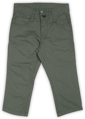

United Colors of Benetton. Boys Green Trousers, S21