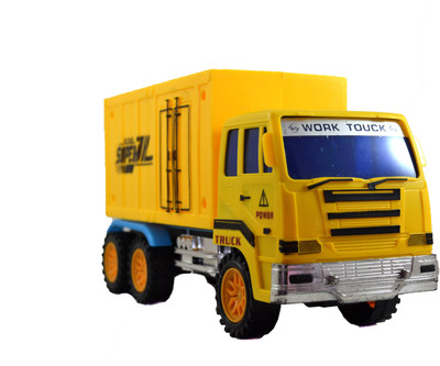 

Breno Container truck toys for boys, toy truck for kids, friction toys for kids, push and go toy, cargo truck toys Yellow(Yellow)