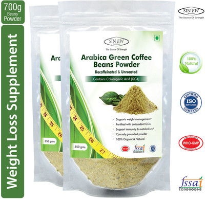 

Sinew Nutrition Green Coffee Beans Powder 700g (350g x 2 PC) for Weight Management(350 g)