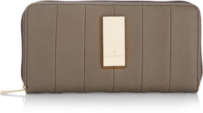 

Caprese Women Casual Green Artificial Leather Wallet(6 Card Slots), Saddle