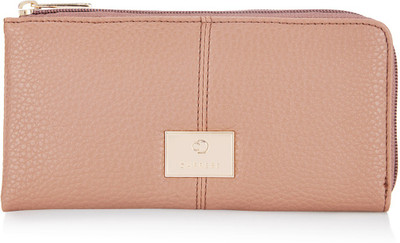 

Caprese Women Casual Beige Artificial Leather Wallet(6 Card Slots), Brown