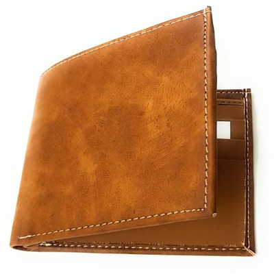 

Super Boys Tan Artificial Leather Wallet(8 Card Slots)