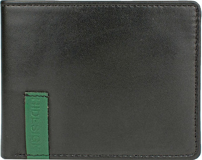 

Hidesign Men Formal Black Genuine Leather Wallet(1 Card Slot)