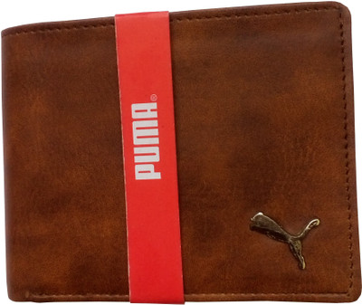

Puma Men Casual Brown Genuine Leather Wallet(3 Card Slots)
