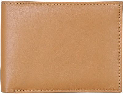 

AspenLeather Men Tan Genuine Leather Wallet(6 Card Slots)