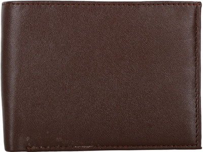 

AspenLeather Men Brown Genuine Leather Wallet(6 Card Slots)