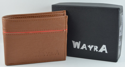 

Wayra Men Tan Artificial Leather Wallet(3 Card Slots)