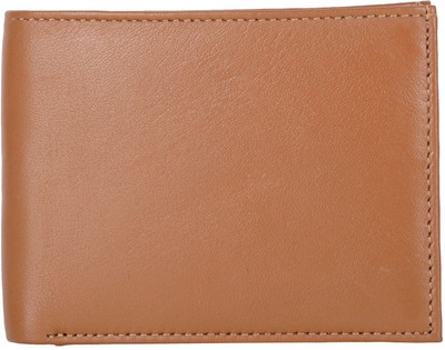 

AspenLeather Men Tan Genuine Leather Wallet(6 Card Slots)