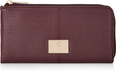 

Caprese Women Casual Maroon Artificial Leather Wallet(6 Card Slots), Red