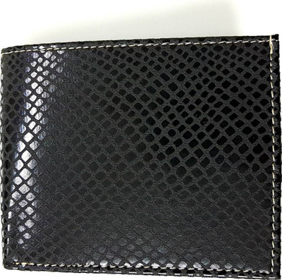 

Super Men Black Artificial Leather Wallet(3 Card Slots)