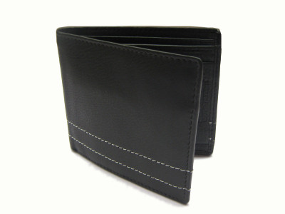

sidrah soft Men Black Genuine Leather Wallet(3 Card Slots)