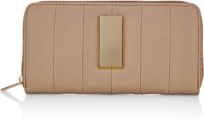 

Caprese Women Evening/Party Beige Artificial Leather Wallet(6 Card Slots)
