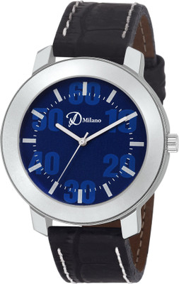 D'Milano BLU048 Blue Dial Watch - For Men